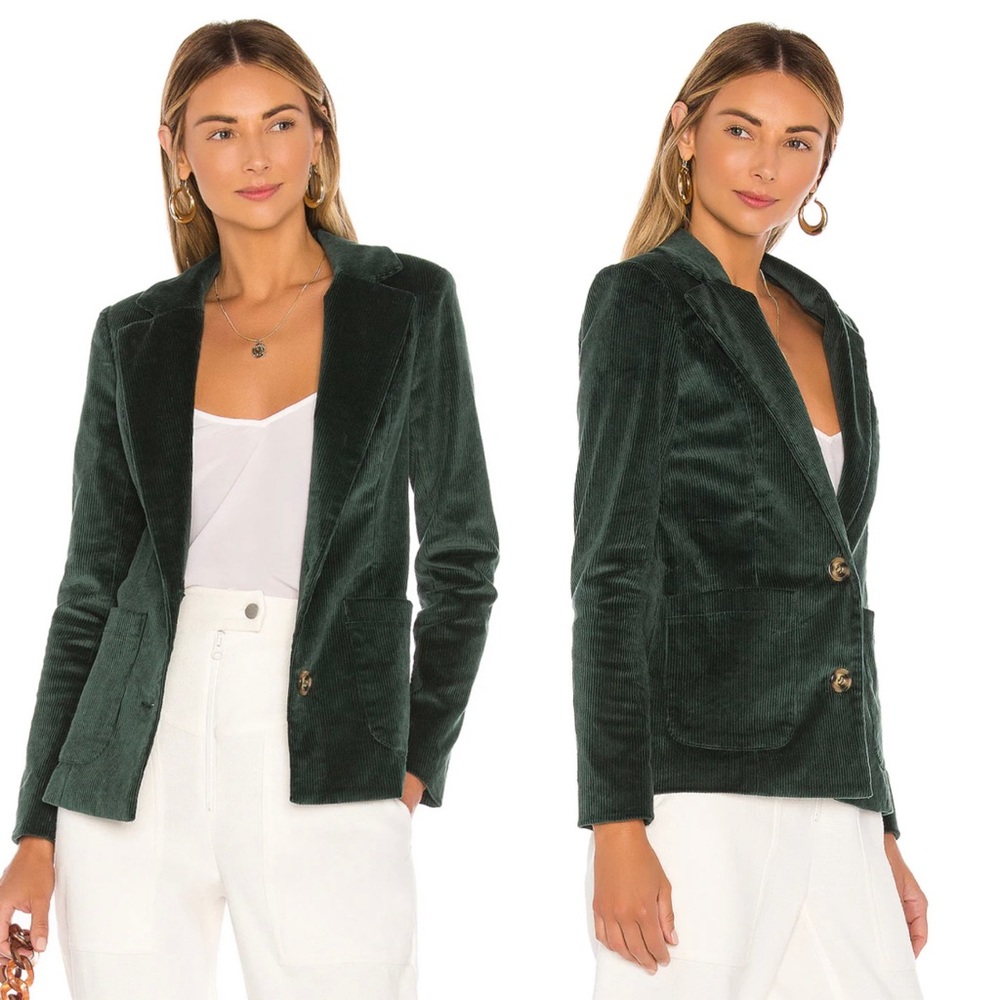 Tularosa Emerald Velvet Blazer